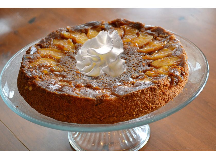 Caramel Apple Upside Down Cake