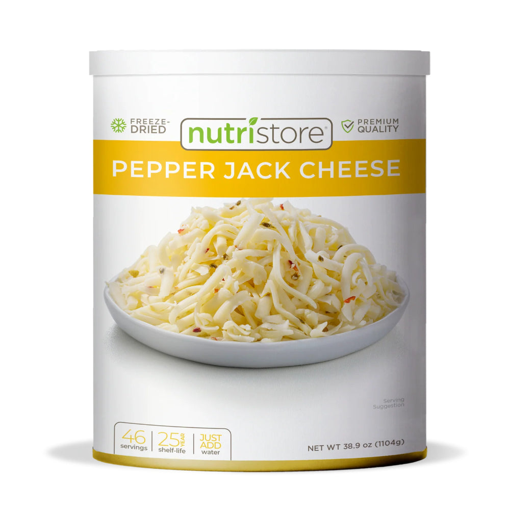 Nutristore - Pepper Jack Cheese - Freeze Dried