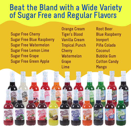 3-Pack Time For Treats Syrup - Cherry, Blue Raspberry, Watermelon