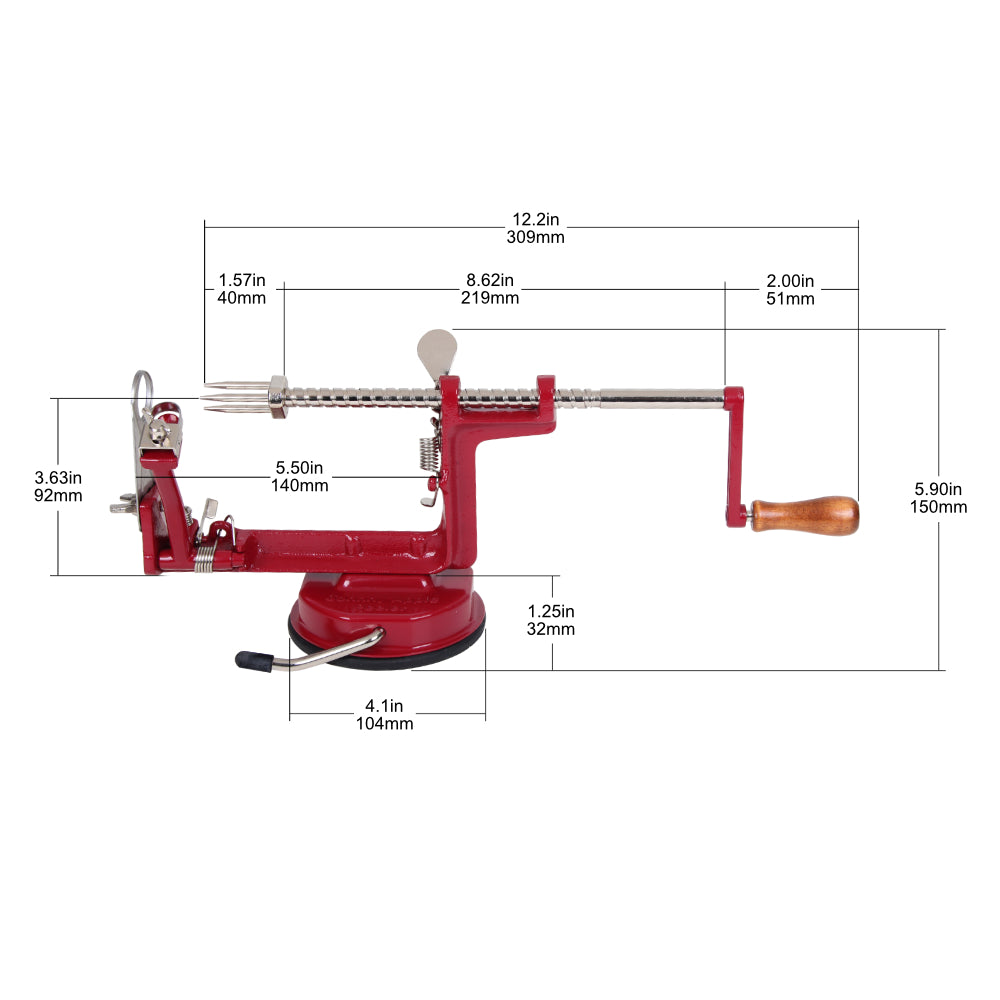 Johnny Apple Peeler - Suction Base