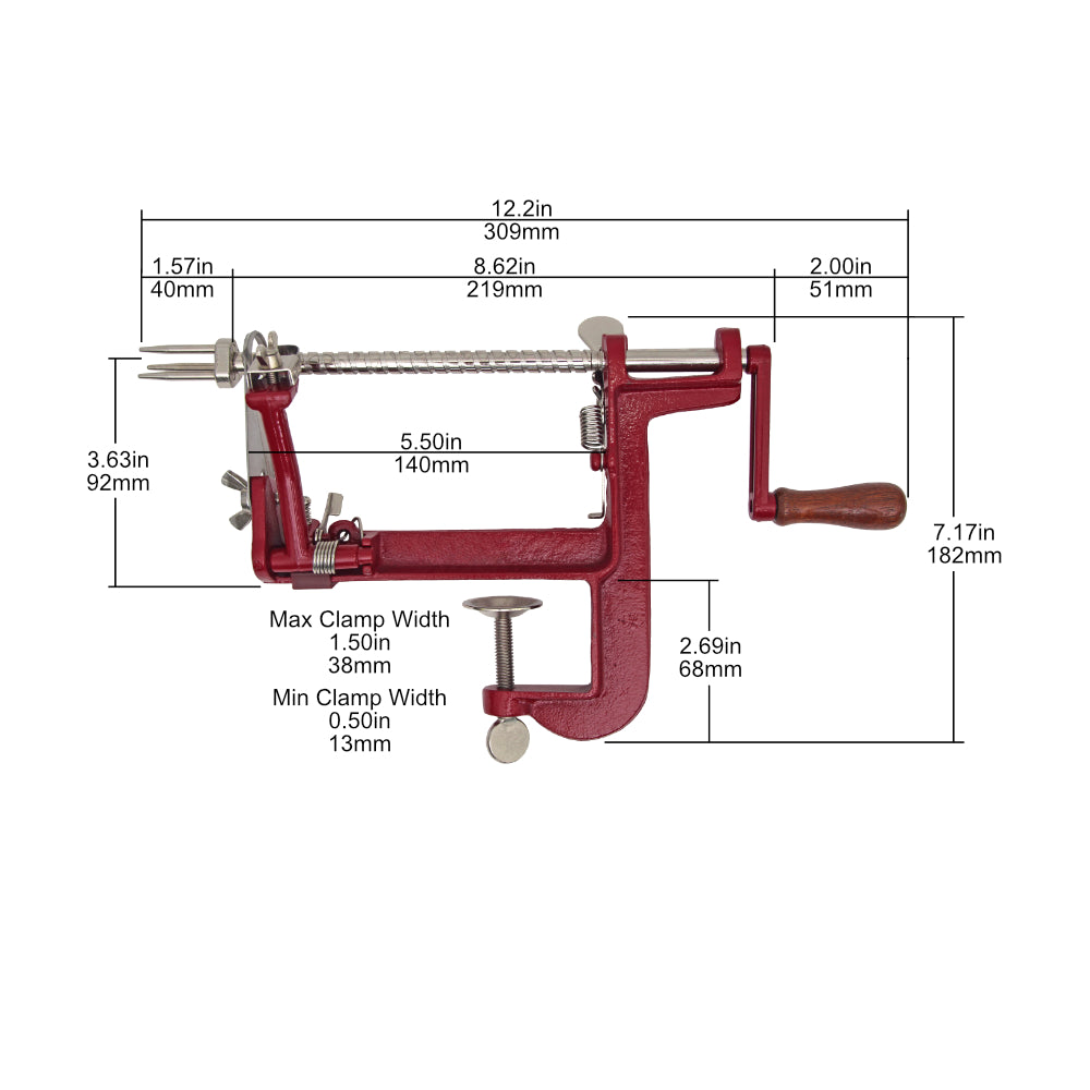 Johnny Apple Peeler - Clamp Base