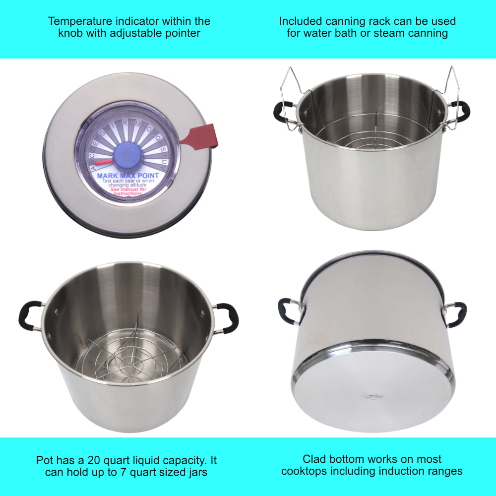 Harvest Stainless Steel Canner with Tools