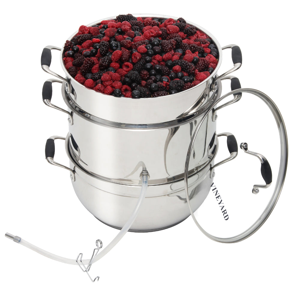 Vineyard Deluxe Stainless Steel Steam Juicer VKP Brands