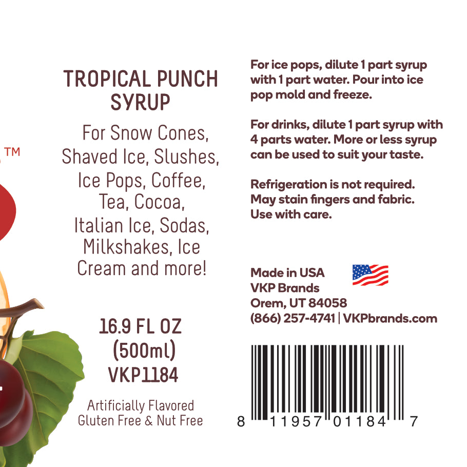 Time For Treats - Tropical Punch Syrup