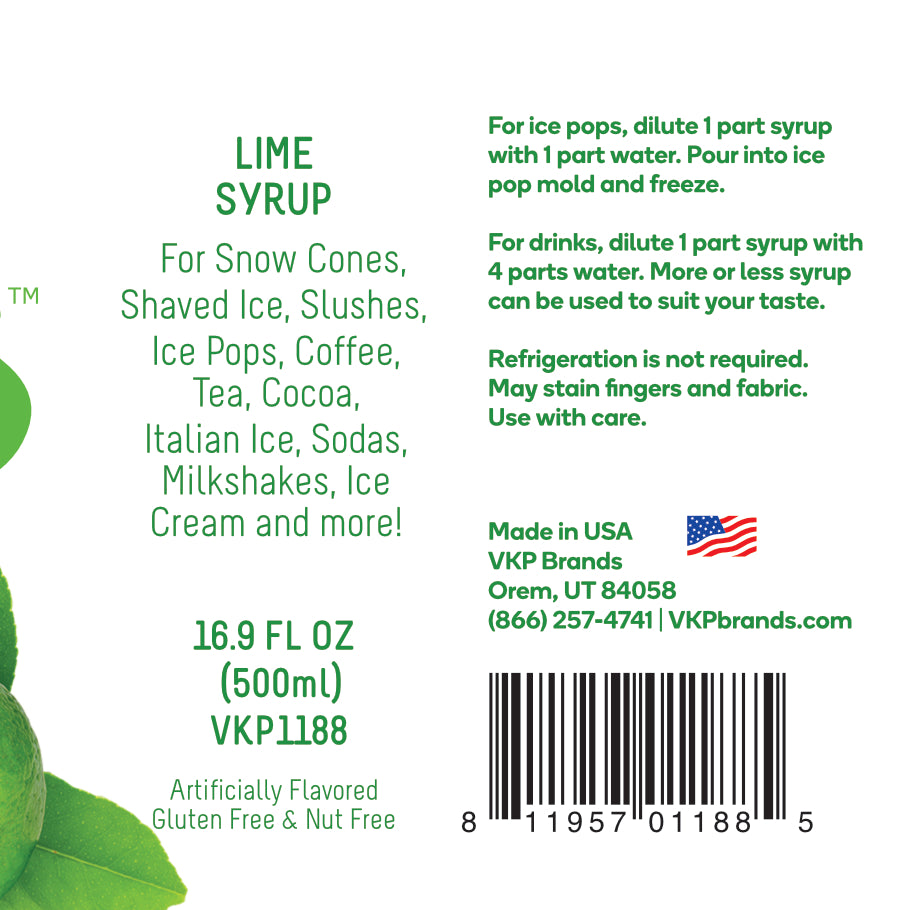 Time For Treats - Lime Syrup
