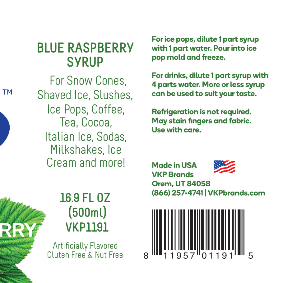 Time For Treats - Blue Raspberry Syrup