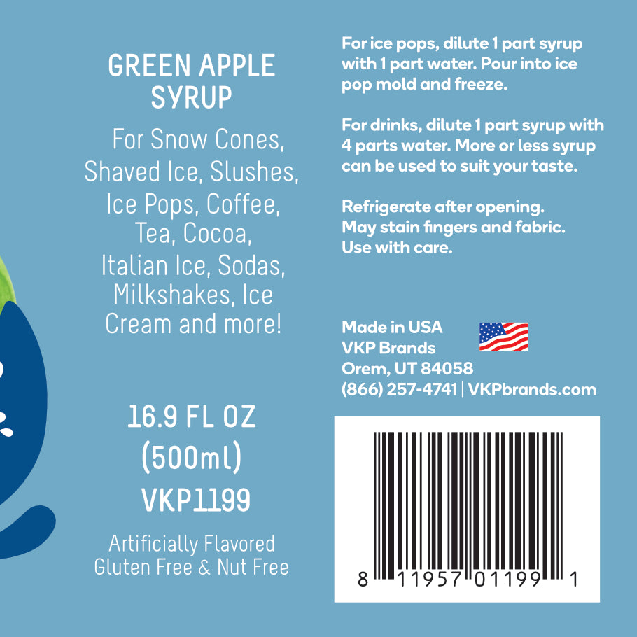 Time for Treats SUGAR FREE - Green Apple Syrup