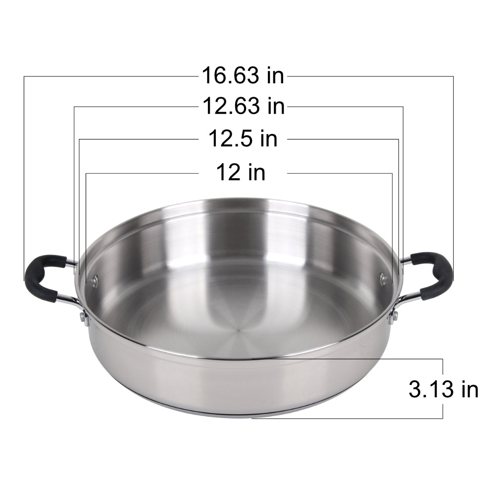 Water Pan for Stainless Steel Steam Canner