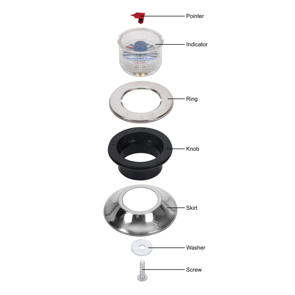 Temperature Knob Assembly with Pointer for VKP1130 - Harvest Stainless Steel Canner