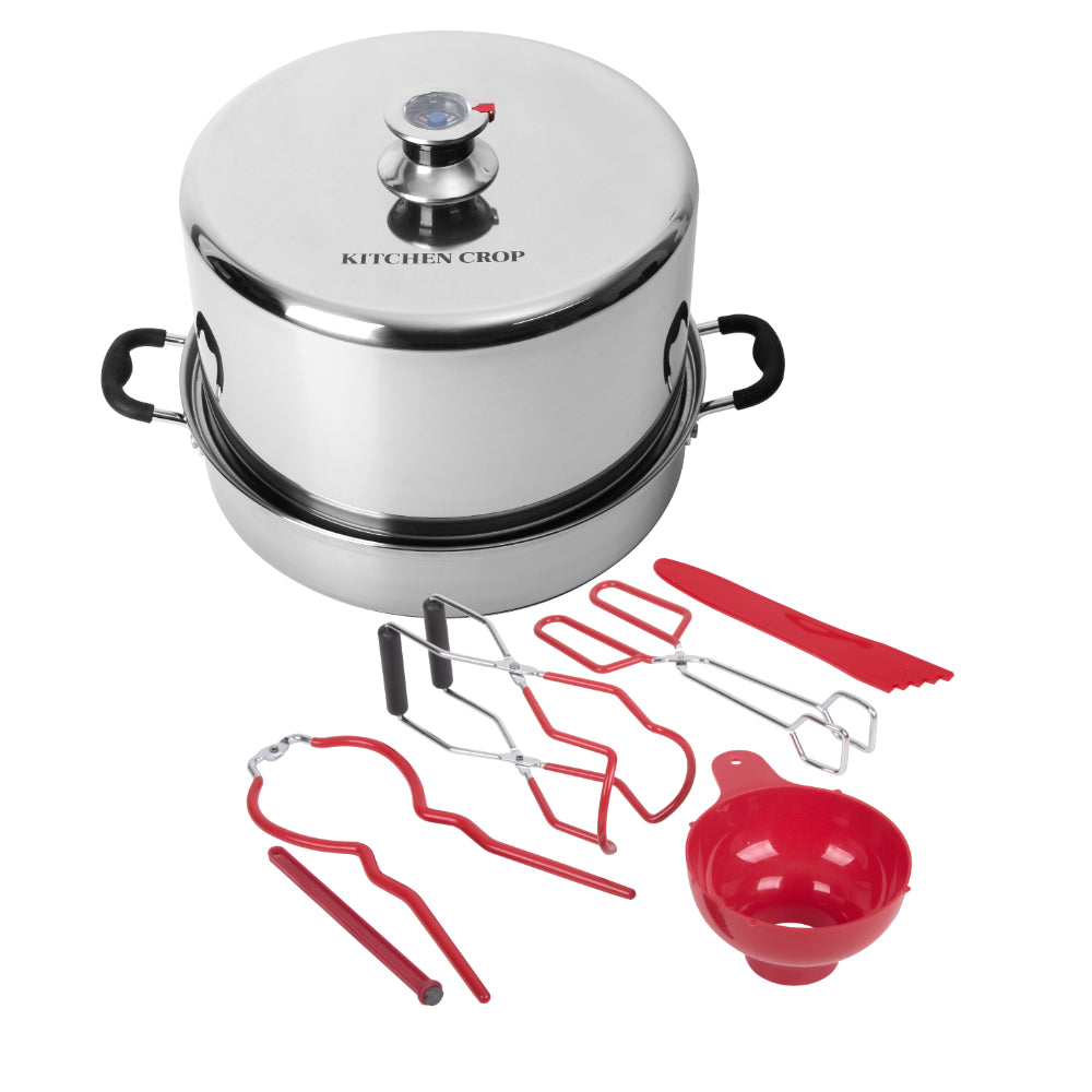 Kitchen Crop Stainless Steel Canner with Canning Tools