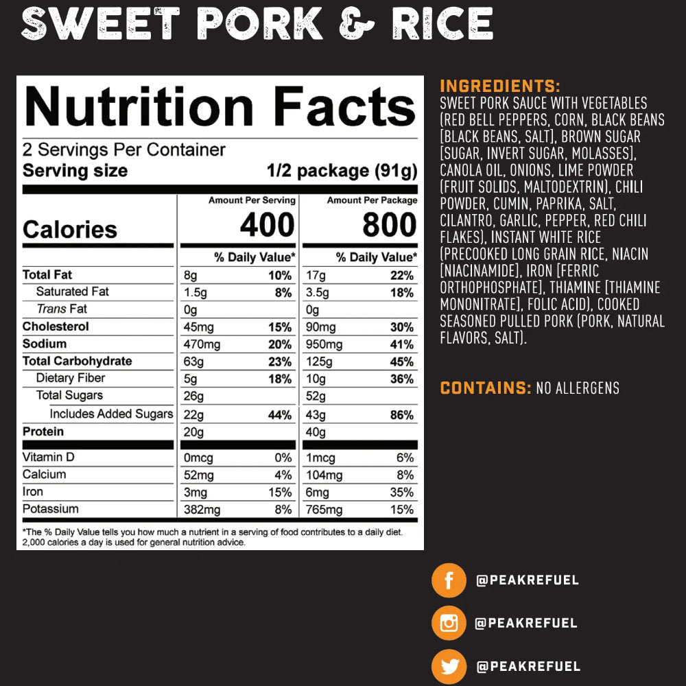 Peak Refuel - Sweet Pork