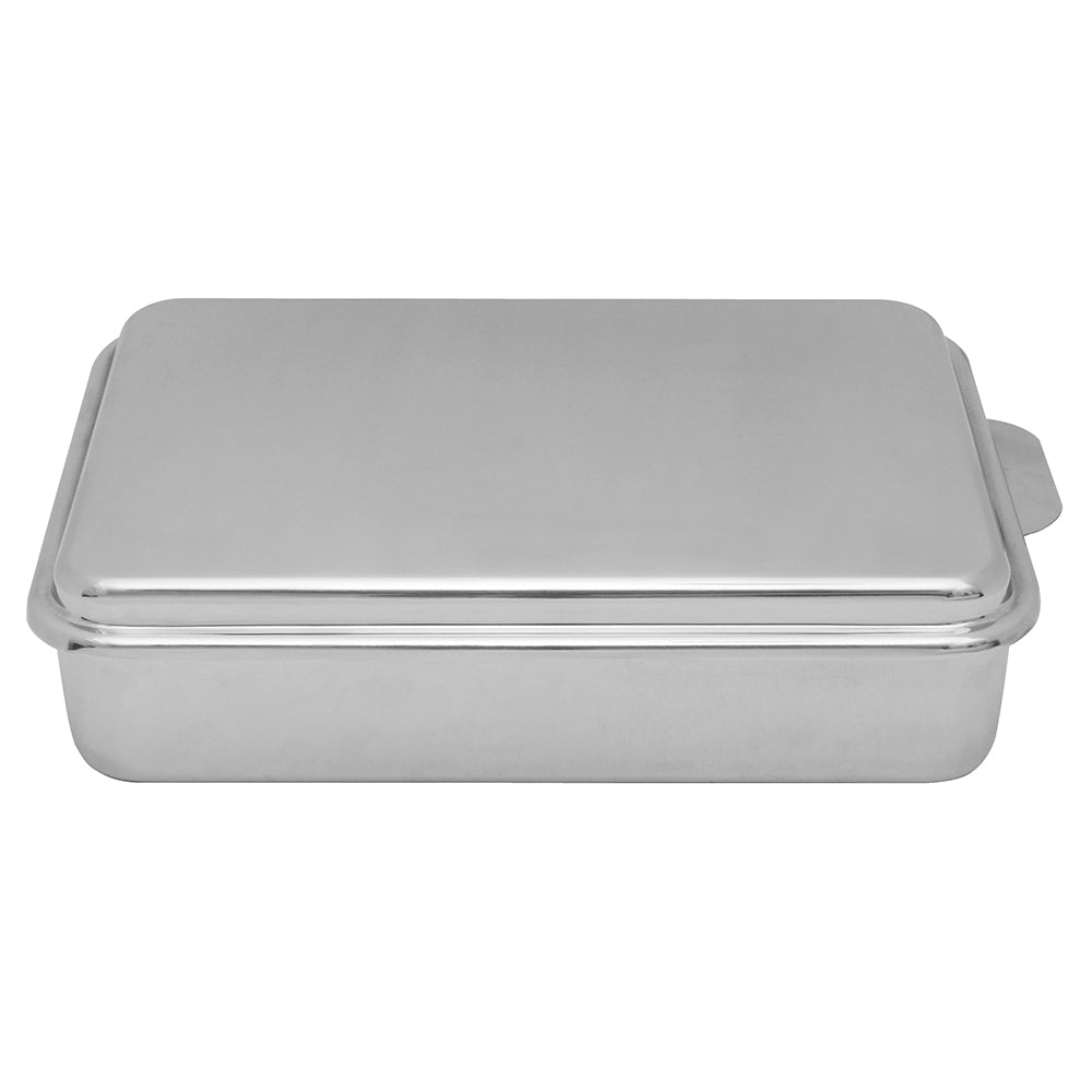 Stainless Steel Covered Cake Pan 8W44