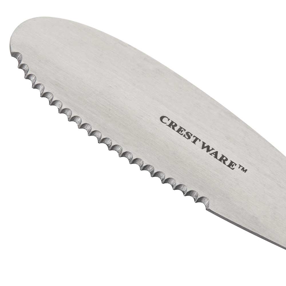 6" White Plastic Handle Spreader