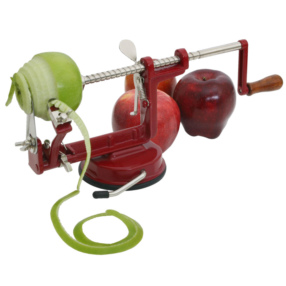  Farberware Apple Peeler, Slicer and Corer, Small, Red: Home &  Kitchen