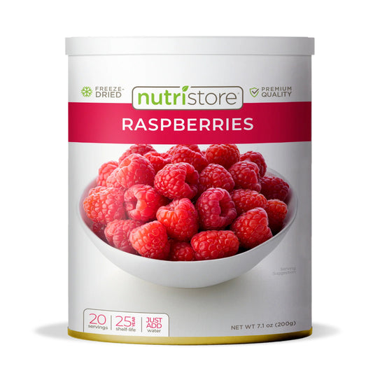 Nutristore - Raspberries - Freeze Dried