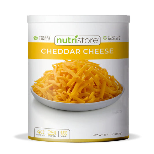 Nutristore - Cheddar Cheese - Freeze Dried