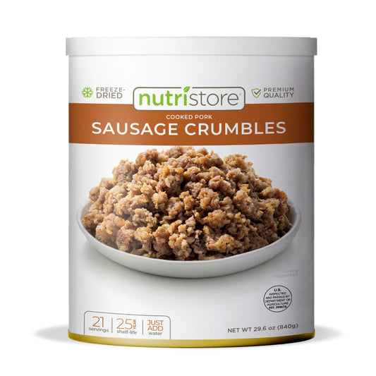 Nutristore - Sausage Crumbles - Freeze Dried