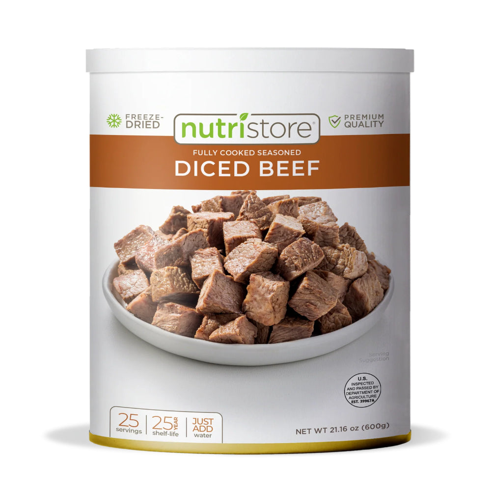 Nutristore - Beef Dices - Freeze Dried