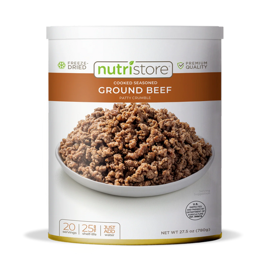 Nutristore - Hamburger - Ground Beef - Freeze Dried