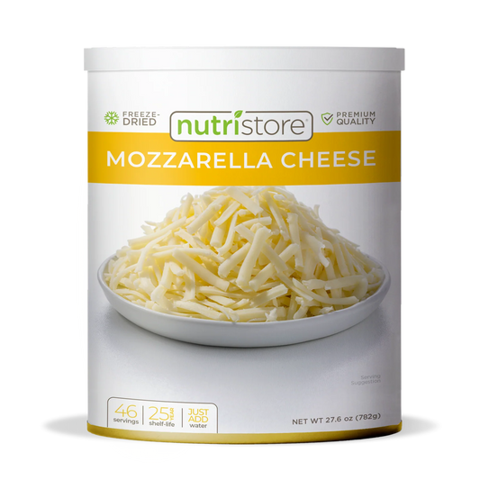 Nutristore - Mozzarella Cheese - Freeze Dried