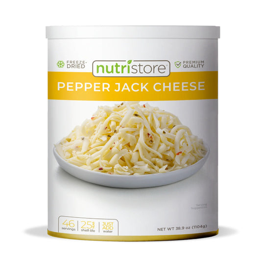 Nutristore - Pepper Jack Cheese - Freeze Dried