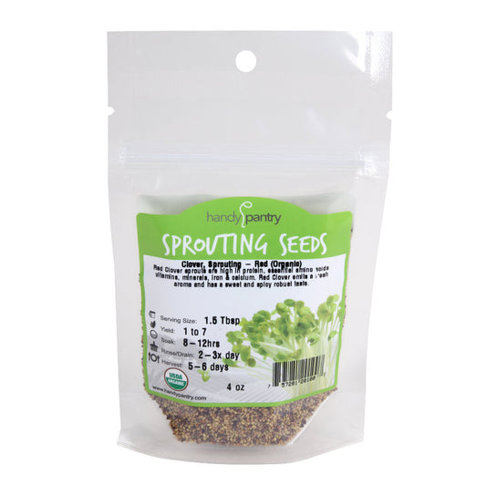 Clover Sprouting Seeds - 4oz