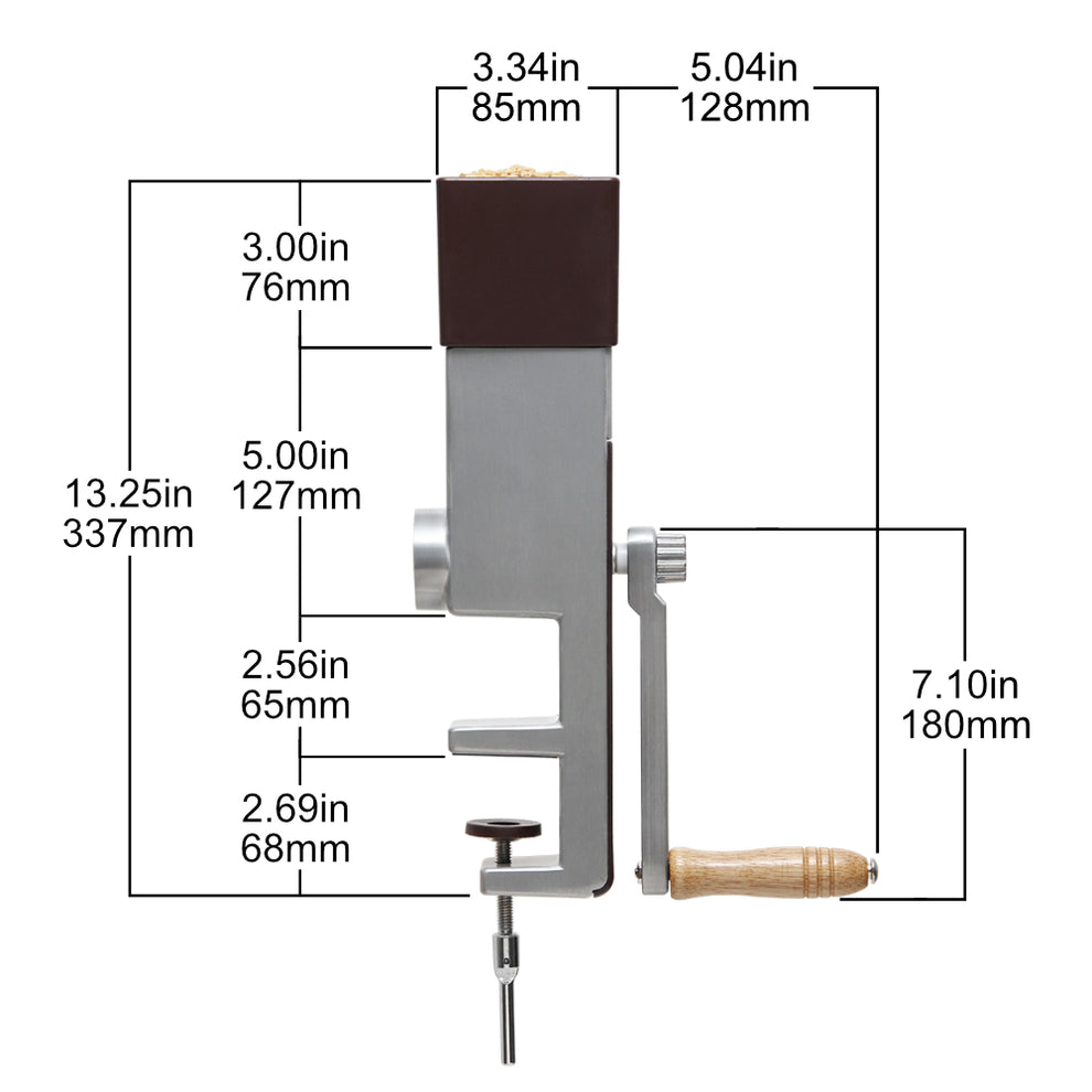 Hand Crank Grain Mill VKP Brands