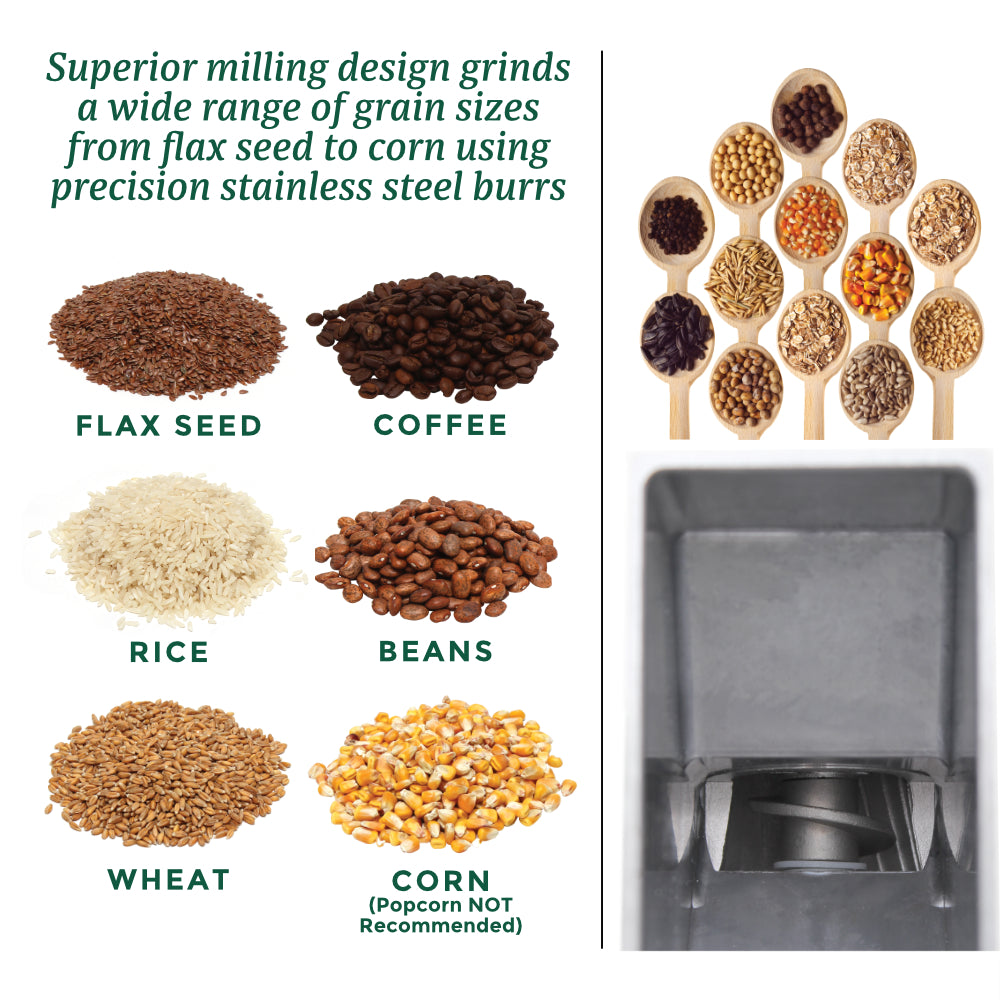 Deluxe Grain Mill - Multigrain Flour Mill