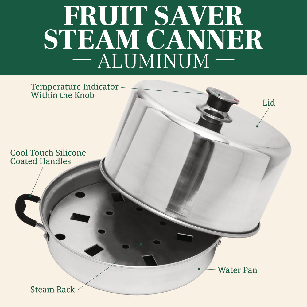 Fruitsaver Aluminum Steam Canner with Tools