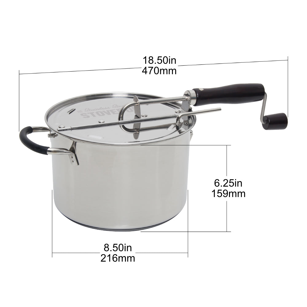 StovePop Stainless Steel Popcorn Popper