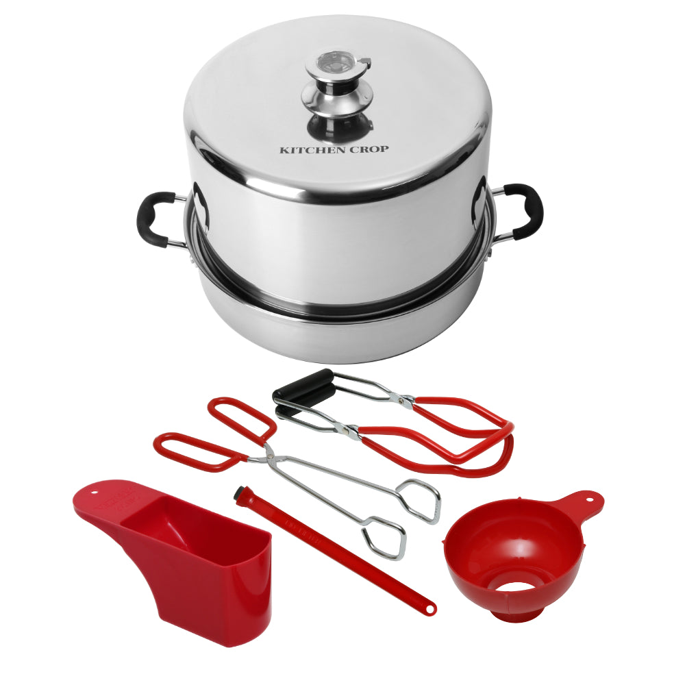 Kitchen Crop Stainless Steel Steam Canner with Tools