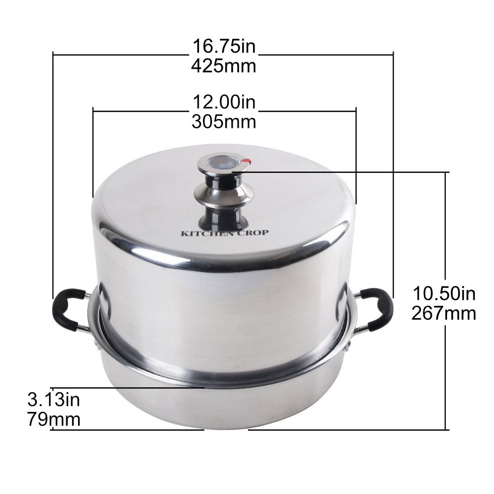 Kitchen Crop Stainless Steel Steam Canner – VKP Brands
