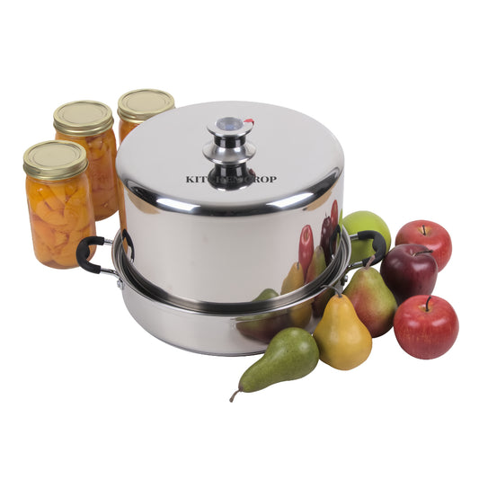 Kitchen Crop Stainless Steel Steam Canner