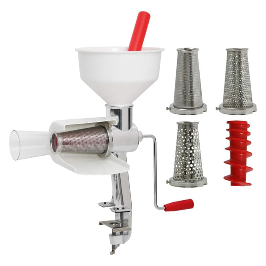 Food Strainer & Sauce Maker with Screen Accessory 4-Pack