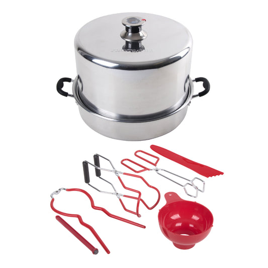 Fruitsaver Aluminum Steam Canner with Canning Tools