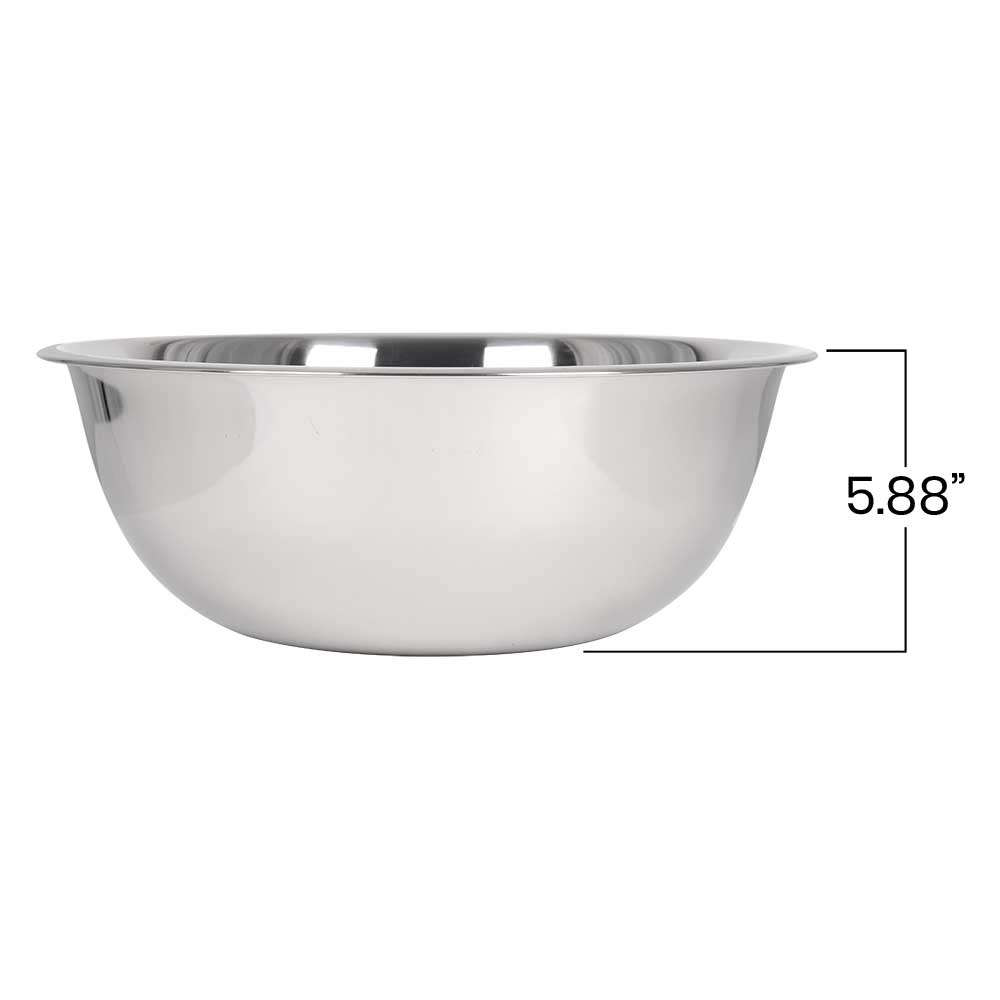 Crestware 16-Quart Stainless Steel Mixing Bowl