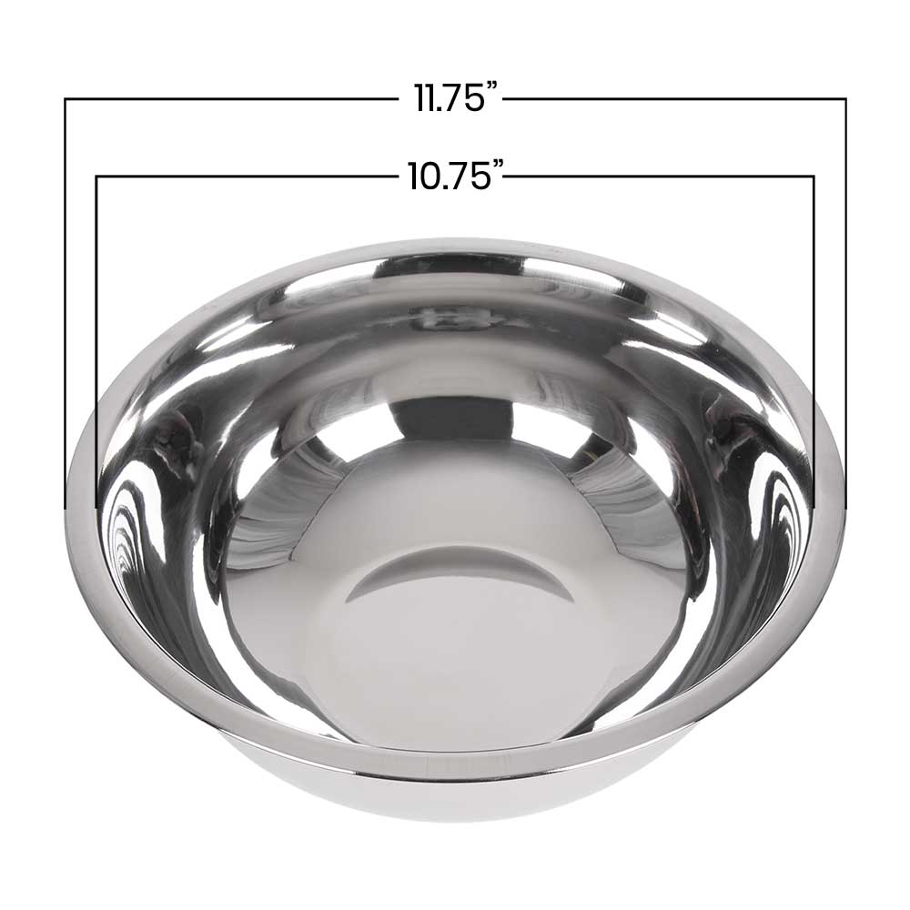 10.75 quart Stainless Steel Mixing Bowl