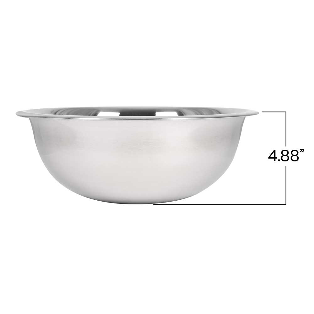 Choice 16 Qt. Heavy Weight Stainless Steel Mixing Bowl
