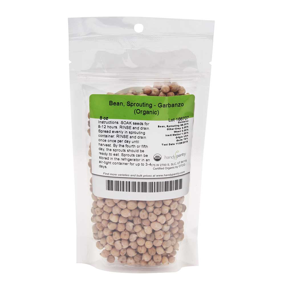 Garbanzo Sprouting Seeds - 8oz