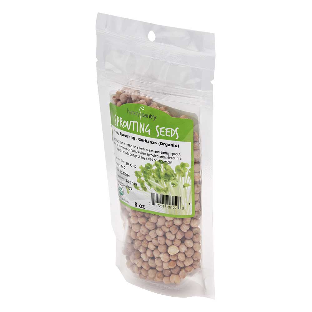 Garbanzo Sprouting Seeds - 8oz