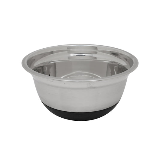 Stainless Steel Mixing Bowl with Rubber Base - 3qt