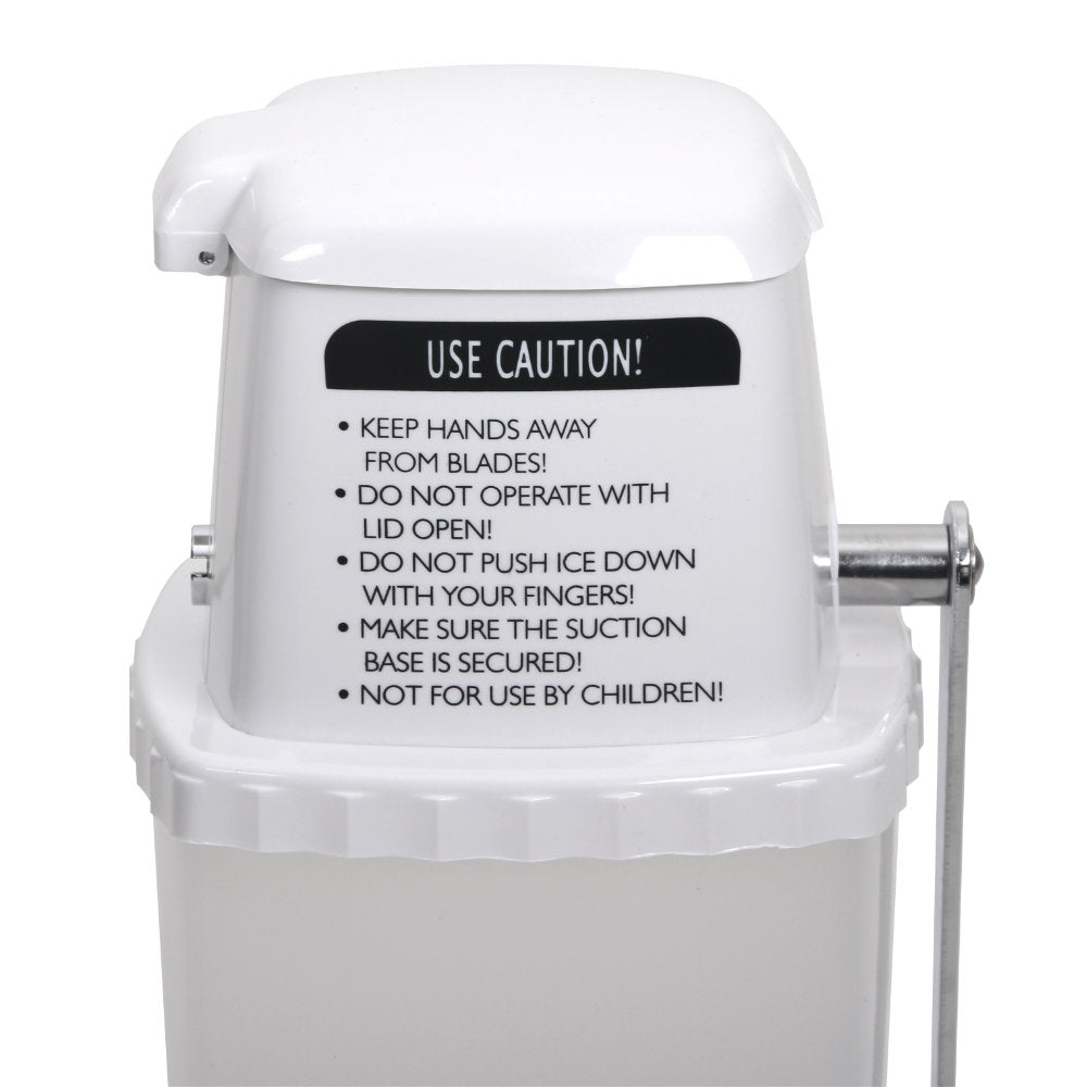 Time for Treats Iceberg Ice Crusher, 5 Cups, White