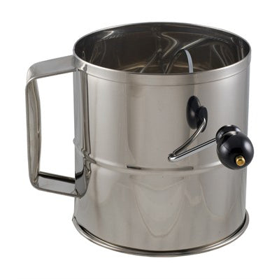 Crestware 8 cup stainless steel flour sifter