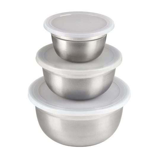 Lindy's Stainless Steel 3 Piece Bowl Set