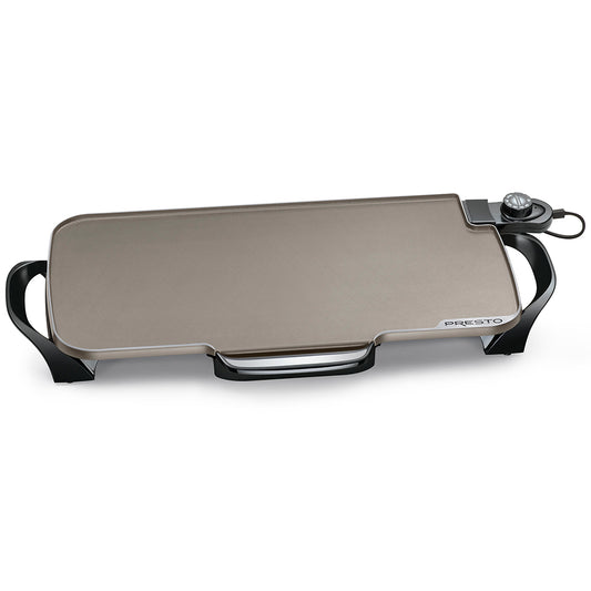 Presto 22-inch Electric Ceramic Griddle with removable handles